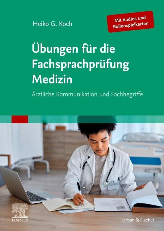 Produktbild: &Uuml;bungen f&uuml;r die Fachsprachpr&uuml;fung Medizin (Mit Audios und Rollenspielkarten)