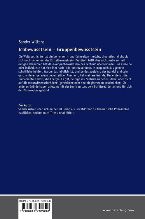 Produktbild: Ichbewusstsein &ndash; Gruppenbewusstsein