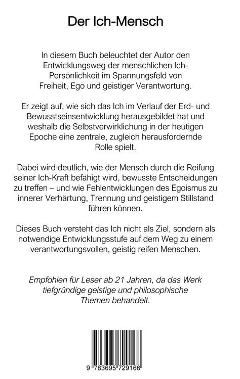 Produktbild: Der Ich-Mensch