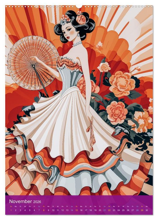 Produktbild: Retro Chic (hochwertiger Premium Wandkalender 2026 DIN A2 hoch), Kunstdruck in Hochglanz