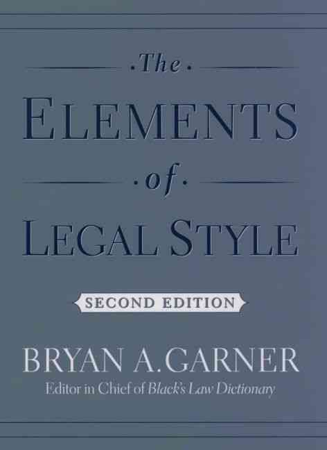 Produktbild: The Elements of Legal Style