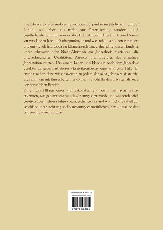Produktbild: Jahreskreisbuch 2016