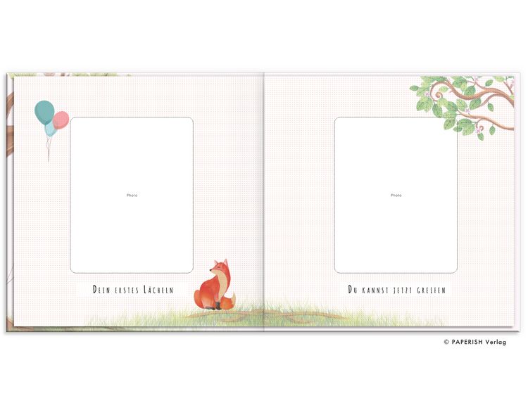 Produktbild: Babyalbum - UNSER ERSTES GEMEINSAMES JAHR (ros&eacute;)