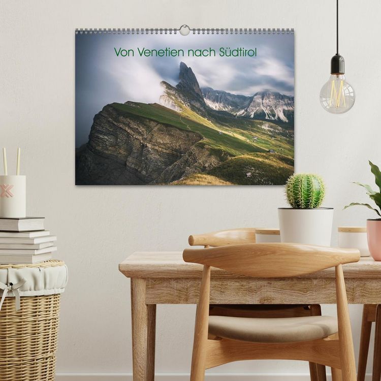 Produktbild: Von Venetien nach S&uuml;dtirol (Wandkalender 2026 DIN A3 quer), CALVENDO Monatskalender