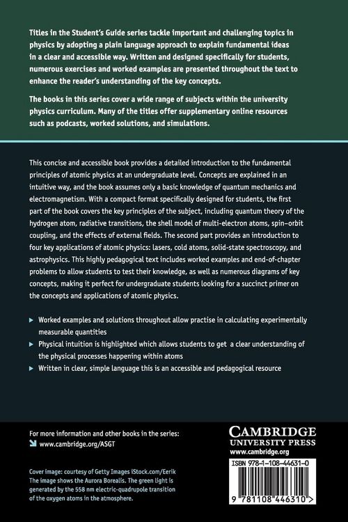 Produktbild: A Student's Guide to Atomic Physics