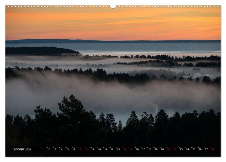 Produktbild: Skandinavische Horizonte (hochwertiger Premium Wandkalender 2026 DIN A2 quer), Kunstdruck in Hochglanz