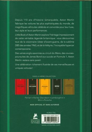 Produktbild: Little book of Aston Martin : l'excellence automobile