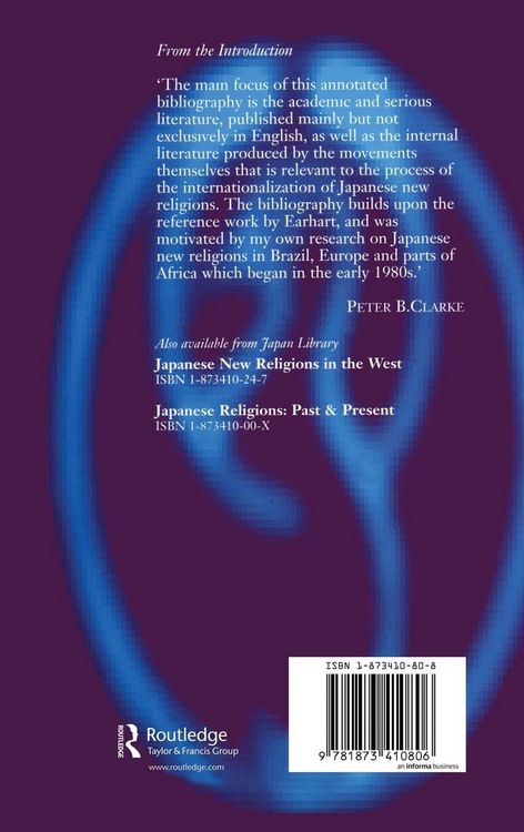 Produktbild: Bibliography of Japanese New Religious Movements