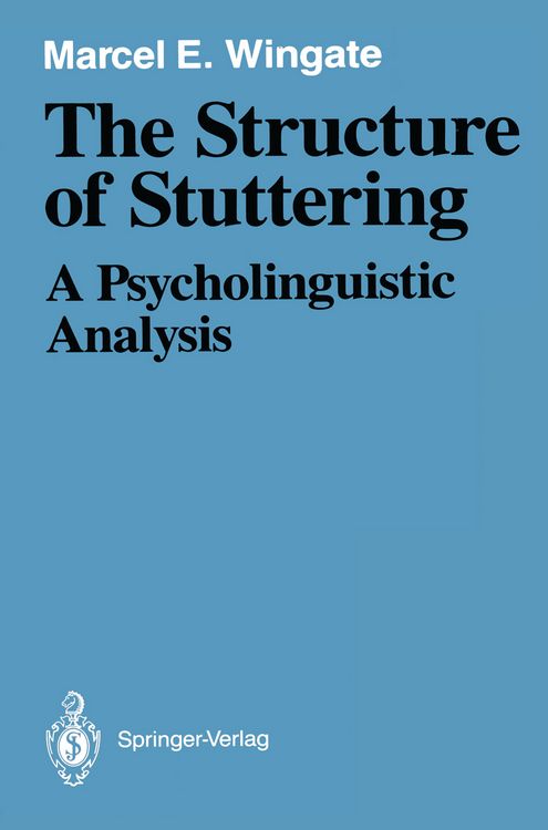 Produktbild: The Structure of Stuttering