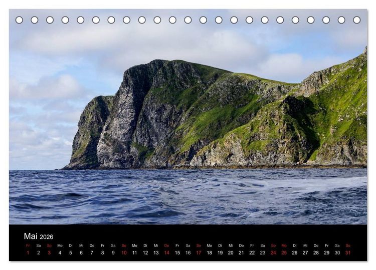 Produktbild: Norwegen - Vom Westen zum S&uuml;den (Tischkalender 2026 DIN A5 quer), CALVENDO Monatskalender