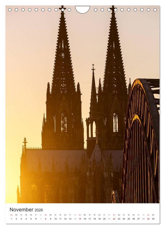 Produktbild: K&ouml;lner Dom - Blickwinkel auf ein Wahrzeichen (Wandkalender 2026 DIN A4 hoch), CALVENDO Monatskalender