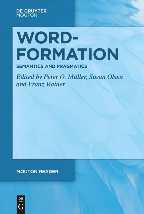 Produktbild: Word-Formation - Semantics and Pragmatics