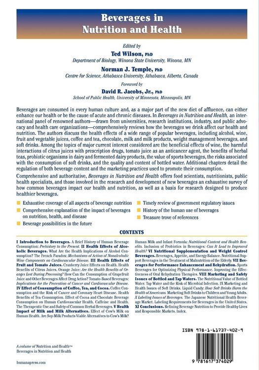 Produktbild: Beverages in Nutrition and Health