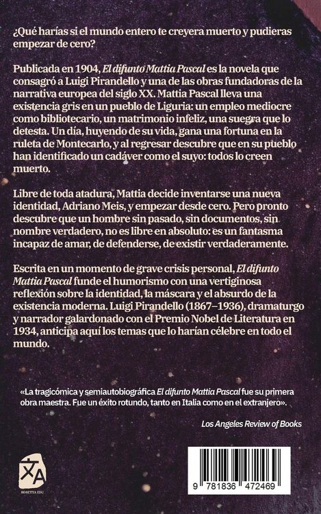 Produktbild: El difunto Mattia Pascal