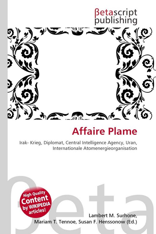Produktbild: Affaire Plame
