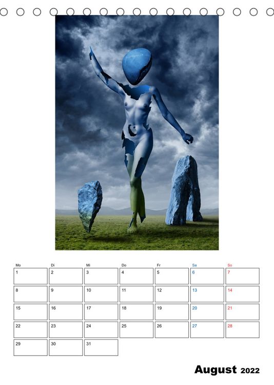 Produktbild: Phantastischer Realismus - Neue Welten (tischkalender 2022 Din A5 Hoch)