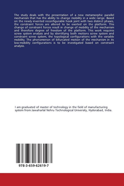 Produktbild: Design of Mechanical Systems in the Mobile Robot