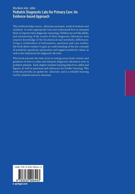 Produktbild: Pediatric Diagnostic Labs for Primary Care: An Evidence-based Approach