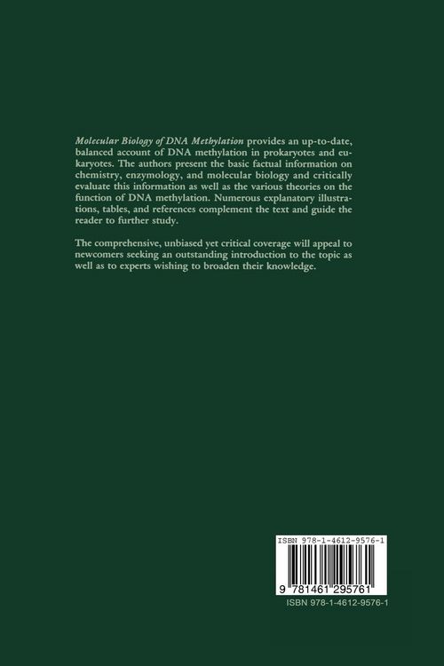Produktbild: Molecular Biology of DNA Methylation