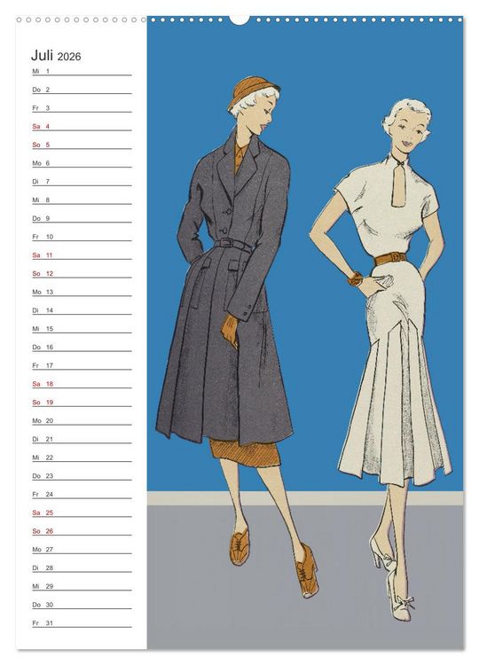 Produktbild: Historische Eleganz (Wandkalender 2026 DIN A2 hoch), CALVENDO Monatskalender