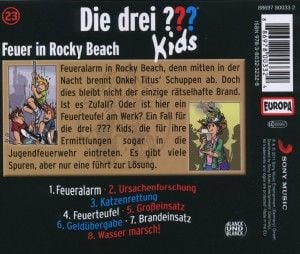 Produktbild: Die drei ??? Kids 23. Feuer in Rocky Beach (drei Fragezeichen) CD