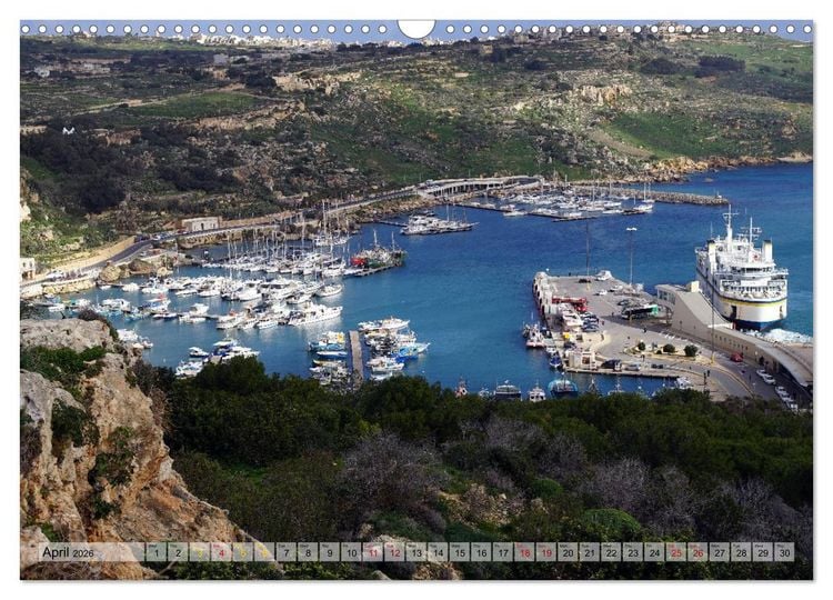 Produktbild: Gozo - Malta's little sister island (Wall Calendar 2026 DIN A3 landscape), CALVENDO 12 Month Wall Calendar
