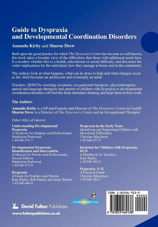 Produktbild: Guide to Dyspraxia and Developmental Coordination Disorders