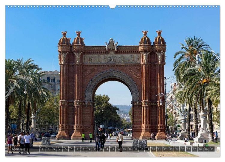Produktbild: Barcelona - Von Gotik bis Modernisme (Wandkalender 2026 DIN A2 quer), CALVENDO Monatskalender