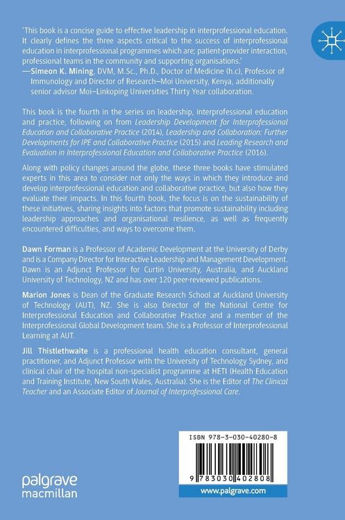 Produktbild: Sustainability and Interprofessional Collaboration