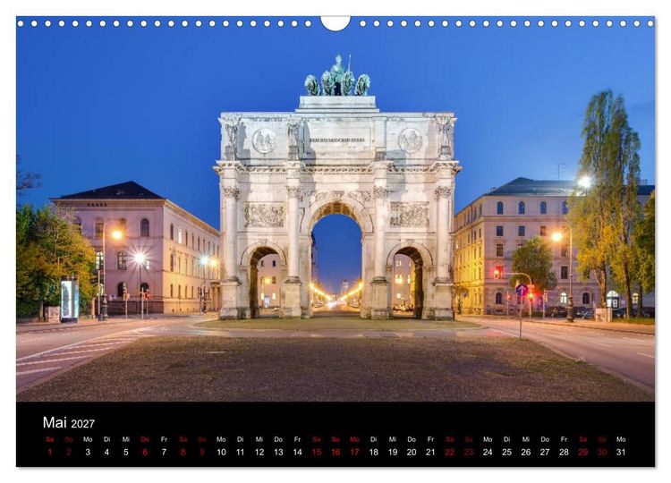 Produktbild: St&auml;dte und Sehensw&uuml;rdigkeiten in Deutschland (Wandkalender 2027 DIN A3 quer), CALVENDO Monatskalender