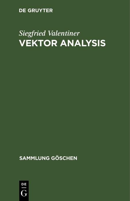 Produktbild: Vektor analysis