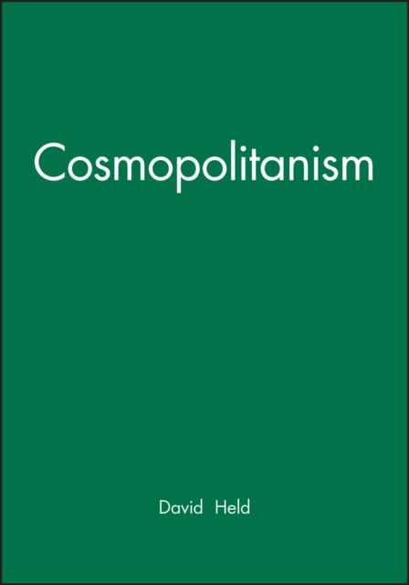 Produktbild: Held, D: Cosmopolitanism