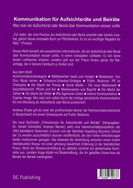 Produktbild: Kommunikation f&uuml;r Aufsichtsr&auml;te und Beir&auml;te