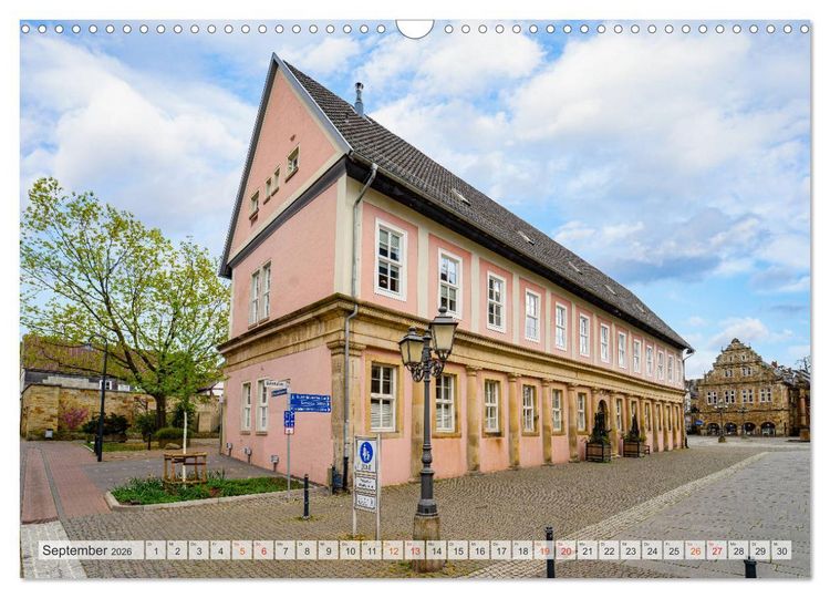 Produktbild: B&uuml;ckeburg Impressionen (Wandkalender 2026 DIN A3 quer), CALVENDO Monatskalender
