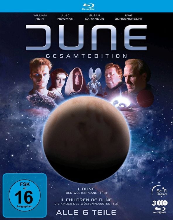 Produktbild: Dune Gesamtedition (Der W&uuml;stenplanet & Children of Dune) (Fernsehjuwelen) [3 BRs]