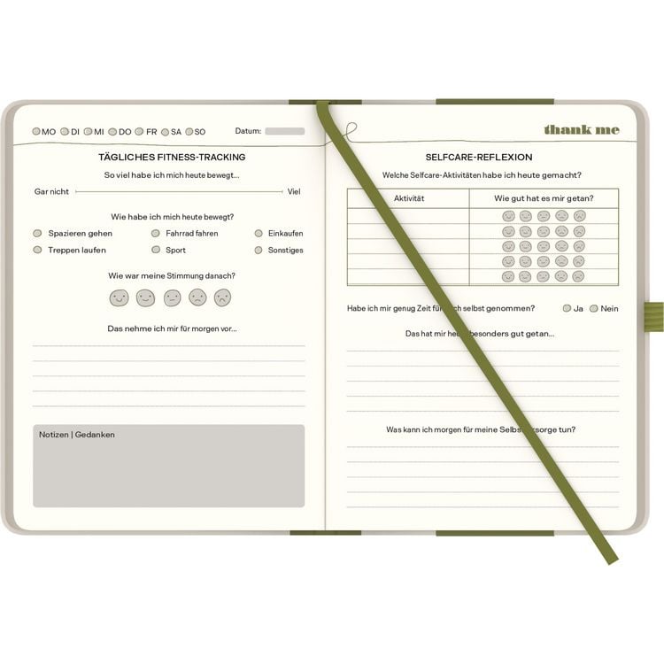 Produktbild: thank me - 10 minutes daily wellbeing