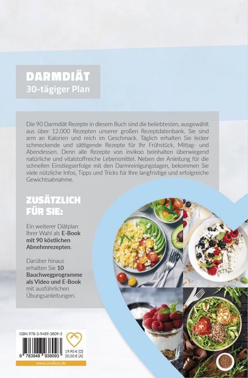 Produktbild: Darm Di&auml;tplan - Ern&auml;hrungsplan zum Abnehmen f&uuml;r 30 Tage