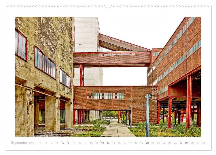 Produktbild: Zeche Zollverein. Weltkulturerbe. (hochwertiger Premium Wandkalender 2026 DIN A2 quer), Kunstdruck in Hochglanz