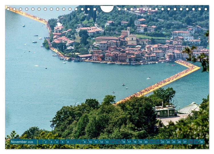 Produktbild: Iseo-See (Wandkalender 2026 DIN A4 quer), CALVENDO Monatskalender