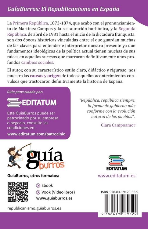 Produktbild: El republicanismo en Espa&ntilde;a : desde sus albores al Frente Popular