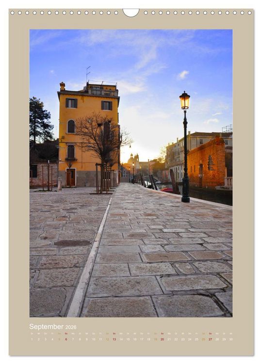 Produktbild: Erlebe mit mir Venedig im Winter (Wandkalender 2026 DIN A3 hoch), CALVENDO Monatskalender