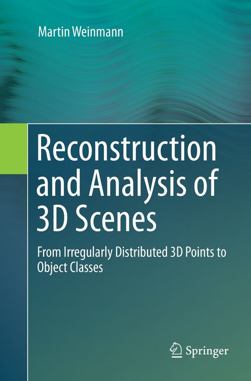 Produktbild: Reconstruction and Analysis of 3D Scenes