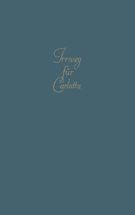 Produktbild: Irrweg f&uuml;r Carlotta