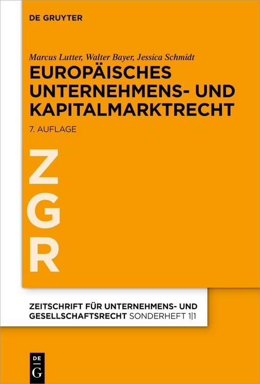 Produktbild: Europ&auml;isches Unternehmens- und Kapitalmarktrecht