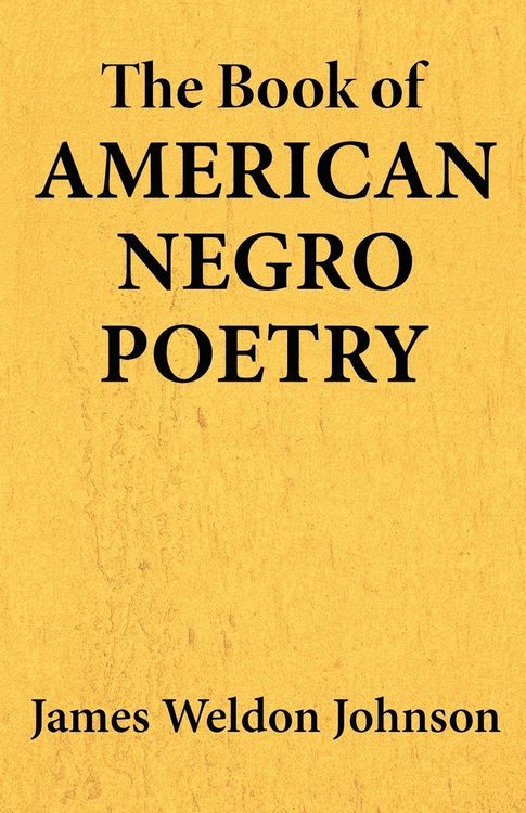 Produktbild: The Book of American Negro Poetry
