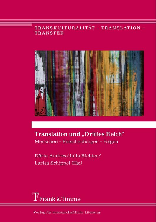Produktbild: Translation und 'Drittes Reich'