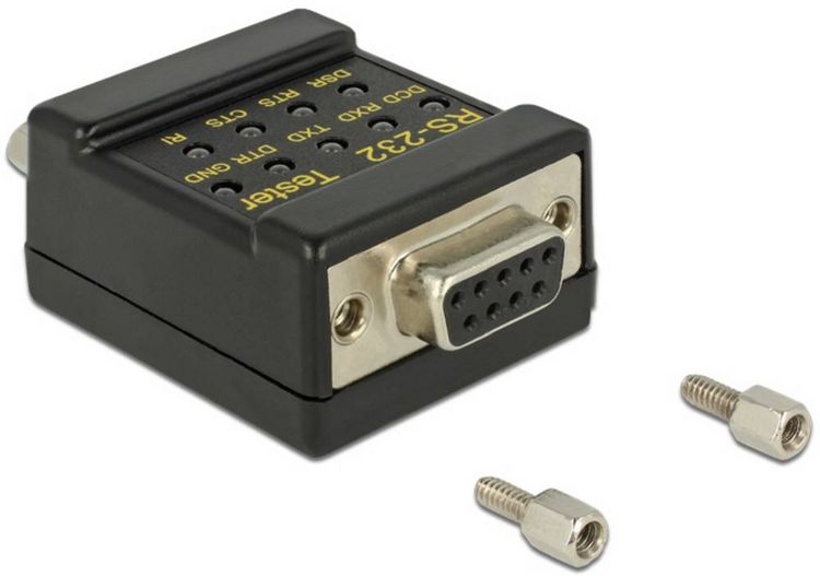 Produktbild: Delock 87713 VGA-Steckverbinder D-SUB-Buchse 9pol. - D-SUB-Stecker 9pol. 1St.