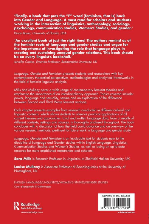 Produktbild: Language, Gender and Feminism