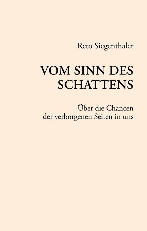 Produktbild: Vom Sinn des Schattens