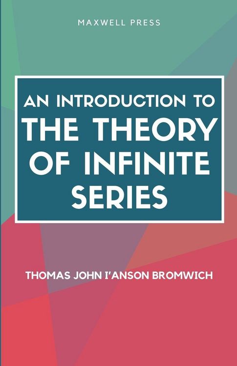 Produktbild: An Introduction To The Theory Of Infinite Series